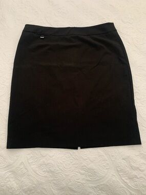 Calvin Klein Black Stretch pencil Skirt